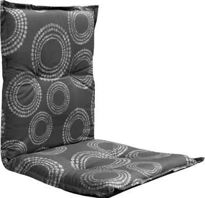 Image de Coussin bas Lehner - environ 100 x 50 cm - Modèle : KREISE gris (dossier bas)