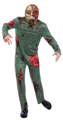 Produktbild von XL Zombie-Kostüm mit Revenge  Gasmaske