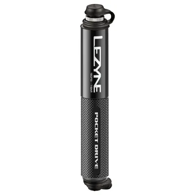 Produktbild von Lezyne Pocket Drive, Handluftpumpe, Fahrrad, Schwarz, I-Typ-Griff, 11 bar, Acrylnitril-Butadien-Styrol (ABS)