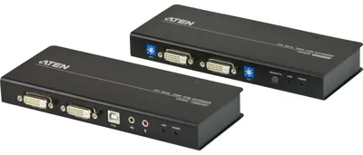 Obrázok produktu pre ATEN CE604-AT-G, Vysielač a prijímač, Kábel, 60 m, Cat5, Cat5e, 1920 x 1200 px, 1920 x 1200, 1024 x 768