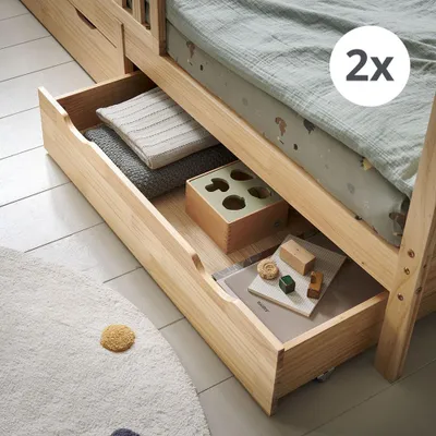 Produktbild von Petite Amélie Schubladen für Kinderbett Maison - Natur