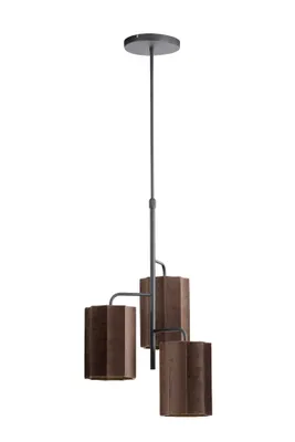 Produktbild von Light & Living - Hängelampe EDISA - Ø48x25cm - Braun