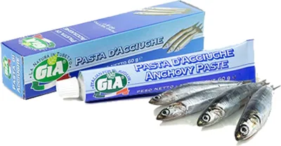 Immagine prodotto di Pasta di acciughe 60 gr. - Gia
