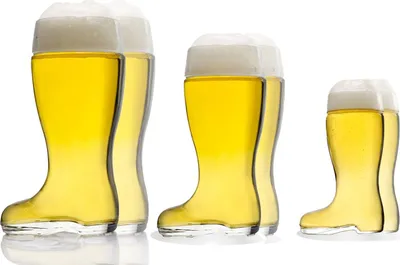 Produktbild von Stölzle Oberglas Stiefel Bierglas Set 6-teilig