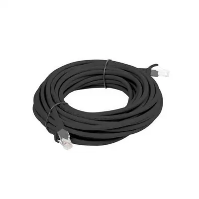 Produktbild von LANBERG PATCHKABEL CAT.6 UTP 0,5m FLUKE ZERTIFIKAT schwarz