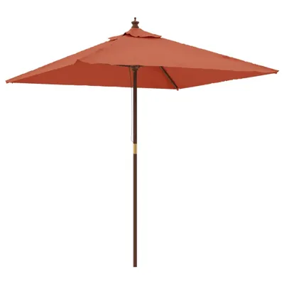 Immagine prodotto di Ombrellone Giardino con Palo in Legno Terracotta 198x198x231 cm