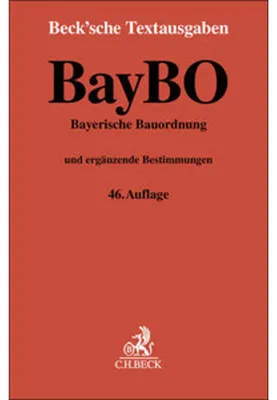 Image de Bayerische Bauordnung. BayBO
