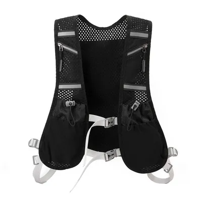 Produktbild von 6L Ultraleichte Laufweste für Damen und Herren, Multifunktionaler Laufweste, Wasserdichter Trinkrucksack mit Reflektierenden Elementen,Bewegung Westen