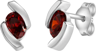 Zdjęcie produktu dla Kolczyki sztyfty 925/- srebro rodowane 0.9 cm cyrkonia