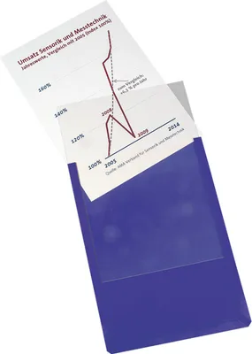 Produktbild von Magnet-Sichttasche DIN A4 hoch, blau