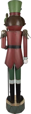 Immagine prodotto di Clayre & Eef Schiaccianoci 202 cm in metallo rosso