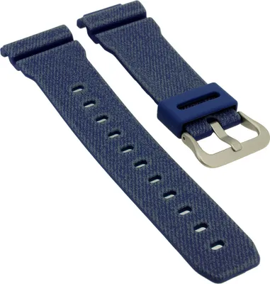 Produktbild von Casio G-Shock Uhrenarmband | Ersatzband Resin blau DW-5600DE-2ER