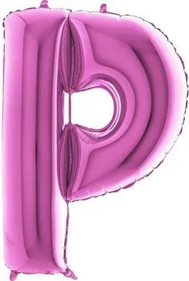 Zdjęcie produktu dla Nadmuchiwany balon litera P różowy 102 cm - Grabo