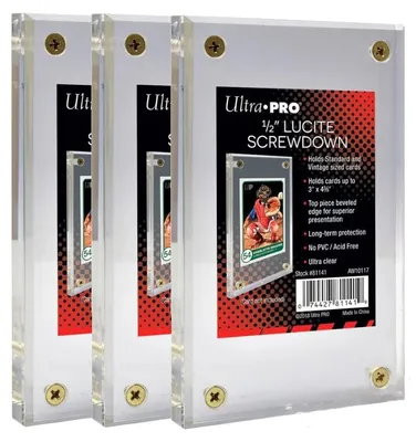 Produktbild von 3x Ultra Pro - Lucite 1/2" Screwdown