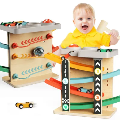 Productafbeelding van Houten Speelgoed Set 10 delig, voor kinderen, educatief, model AZ017-1