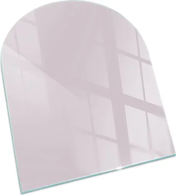 Produktbild von Farbe Hellviolett – Glasbodenplatte für – Kaminofen – Kaminplatte Glas – Schutzglas – Funkenschutzplatte –Glasbodenplatte Feuerfeste – Hitzeschutzplatte – Bodenschutz aus Glas – 80x70 cm