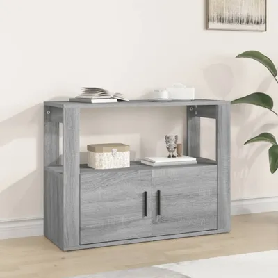Obrázok produktu pre vidaXL Príborník Grey Sonoma 80x30x60 cm odvodený výrobok z dreva