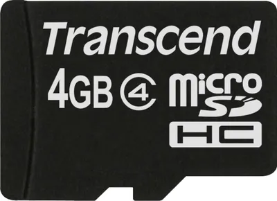 Image de Transcend microSDHC 4GB Classe 4