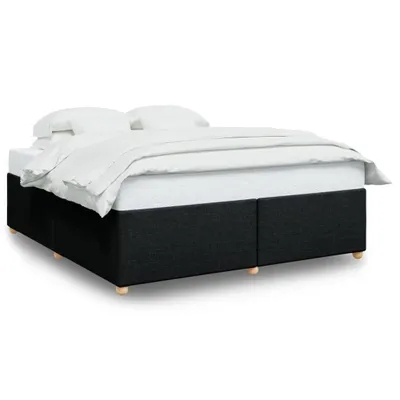 Produktbild von Bettgestell ohne Matratze Schwarz 200x200 cm Stoff