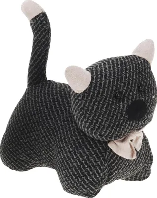 Zdjęcie produktu dla Zatykač do drzwi w kształcie kota, 20 cm – szary, H&L