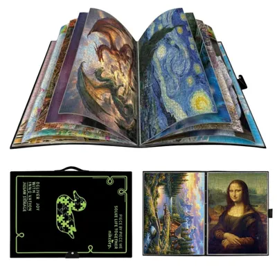Immagine prodotto di Organizzatore per puzzle con 20 scomparti, ideale per puzzle da 1000 pezzi. Perfetto come regalo