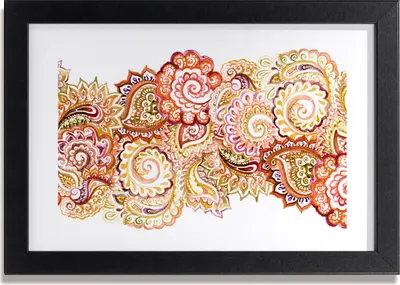 Produktbild von Bild 30x20 MDF-Rahmen, Wandkunst Verzierungen