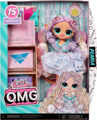 Zdjęcie produktu dla L.O.L. Surprise! OMG Core - Pearl, Lalka modowa, Damski, 4 lat(a), Chłopak, dziewczyna, Wielobarwny