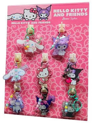 Image de Pendentifs Hello Kitty, Cinnamoroll, Kuromi, multicolores. Tailles uniques