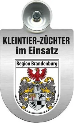 Produktbild von Einsatzschild Windschutzscheibe -Kleintierzüchter im Einsatz - incl. Regionen nach Wahl - 309360 - Color - Region Brandenburg