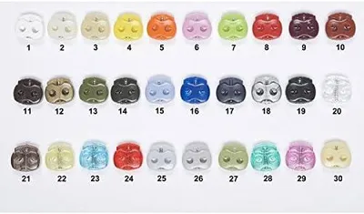Produktbild von 10 Kordelstopper 2 loch bis 3mm Kordeldurchmesser #01 / Farbe: 20 – transparent