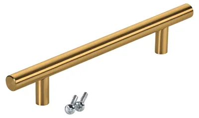 Produktbild von SOTECH Möbelgriff G17 Schrankgriff – Bohrabstand 128 mm, Edelstahl Satin Gold (10 Stück)