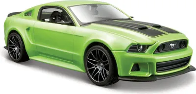 Produktbild von Maisto Ford Mustang Street Racer 2014 1:24 mattgrün
