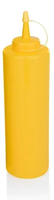 Produktbild von 36x Quetschflasche Set, Ø 7 cm, 0,7 ltr., gelb, Polyethylen