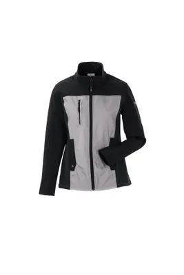 Produktbild von Größe 36 Planam Norit Damen Hybridjacke zink schwarz Modell 6516