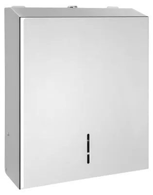 Image de Distributeur de serviettes en papier Sapho 285 x 370 x 105 mm, acier inoxydable poli