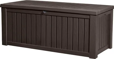 Produktbild von Keter Rockwood Deck Box, Aufbewahrungsbox, Braun, Rechteckig, Einfarbig, Universal, Braun