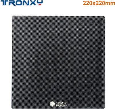 Obrázok produktu pre Tronxy Carbon Silicon Crystal Glass Print Bed Platform Build Surface 220 * 220 mm pre 3D tlačiareň Hotbed