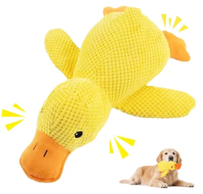 Produktbild von Anti-Stress-Ente für Hunde - Unverwüstliches Hundespielzeug