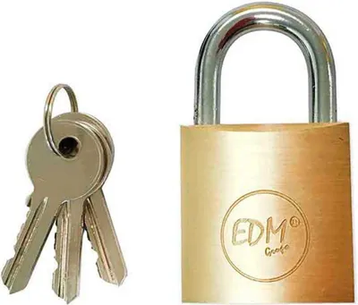 Image de Verrouillage des touches EDM laiton normal (3 x 1,7 cm)