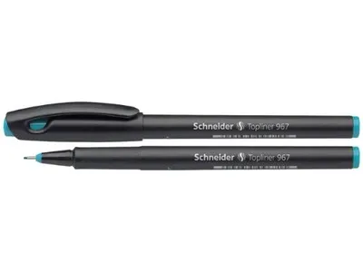 Produktbild von Schneider Fineliner Topliner 967 hellblau, Strichstärke 0,4 mm