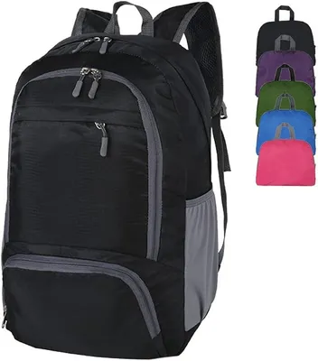 Produktbild von PolkaHome® Ultralight faltbarer Rucksack 35L – wasserdichter Campingrucksack für Damen, Herren, Wandern, Reisen, Radfahren