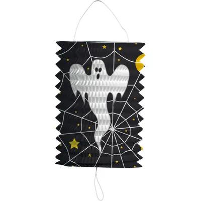 Obrázok produktu pre Vláčikový lampáš / lampáš strašidelný duch - 16 cm