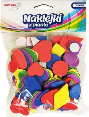 Produktbild von Naklejki z pianki figury 200szt