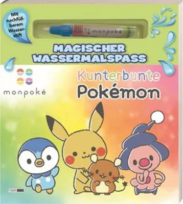 Obrázok produktu pre monpoké: Magická zábava s vodovými farbami - Farebný Pokémon