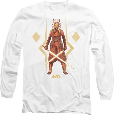 Produktbild von Ahsoka - "The Warrior" T-Shirt für Herren/Damen Uni TV14357 (XL) (Weiß)