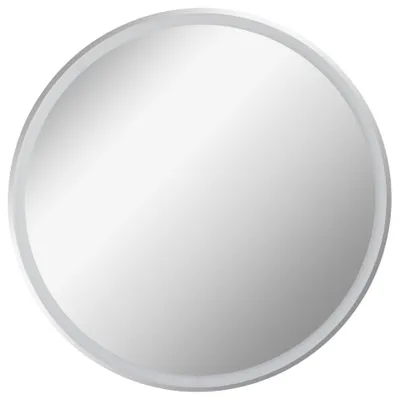 Produktbild von FACKELMANN LED Spiegel rund Ø 80 cm MIRRORS / Wandspiegel mit umlaufender LED / Maße (B x H x T): ca. 80 x 80 x 3 cm / hochwertiger Badspiegel / Durchmesser 80 cm