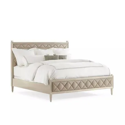 Produktbild von Bett Polster Design Luxus 180x200 Doppel Hotel Betten Schlaf Zimmer Leder Textil