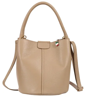 Produktbild von Florence Damen Umhängetasche Leder Tasche taupe OTF169I5