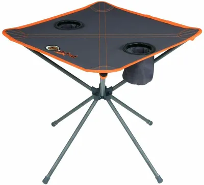 Image de Portal Zoe - Table de camping et de randonnée, 48x48x48 cm, 1100 g, capacité de charge de 30 kg, très légère et super compacte