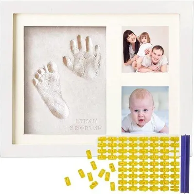 Produktbild von Baby Hand- und Fußabdruck Set, Fotoalbum, Dekoration, Erinnerungsset